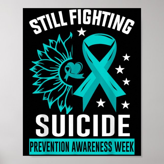 Affiche Still Fighting Suicide Prevention Awareness Purple (Devant)