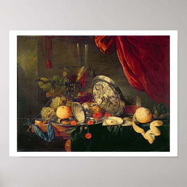 Affiche Still Life (oil on panel) (Devant)