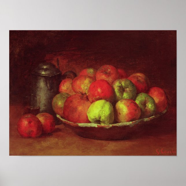 Affiche Still Life with Apples and a Pomegranate (Devant)