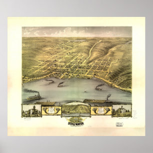 Affiche Stillwater, Minnesota (1870)