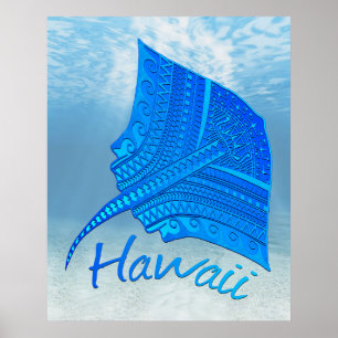 Affiche Stingray hawaïen