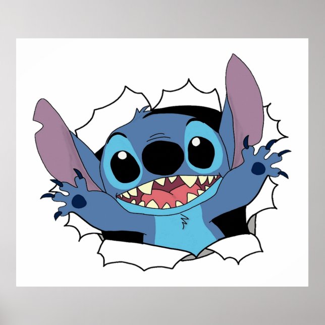 Affiche stitch drôle 22 (Devant)