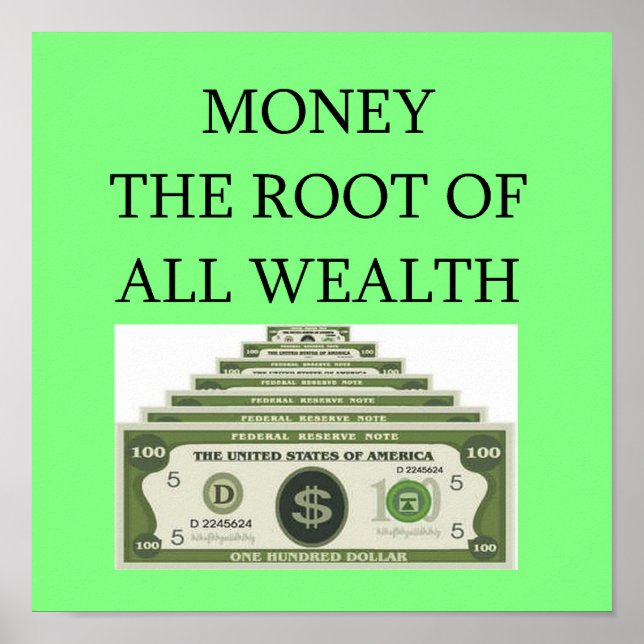 Affiche stock de rue wall, investisseur de marché (Devant)