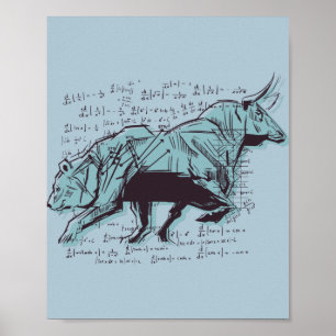 Affiche Stock Market Analysis Finance