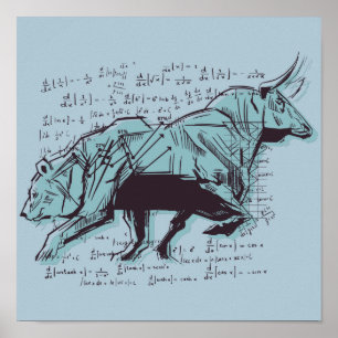 Affiche Stock Market Analysis Finance