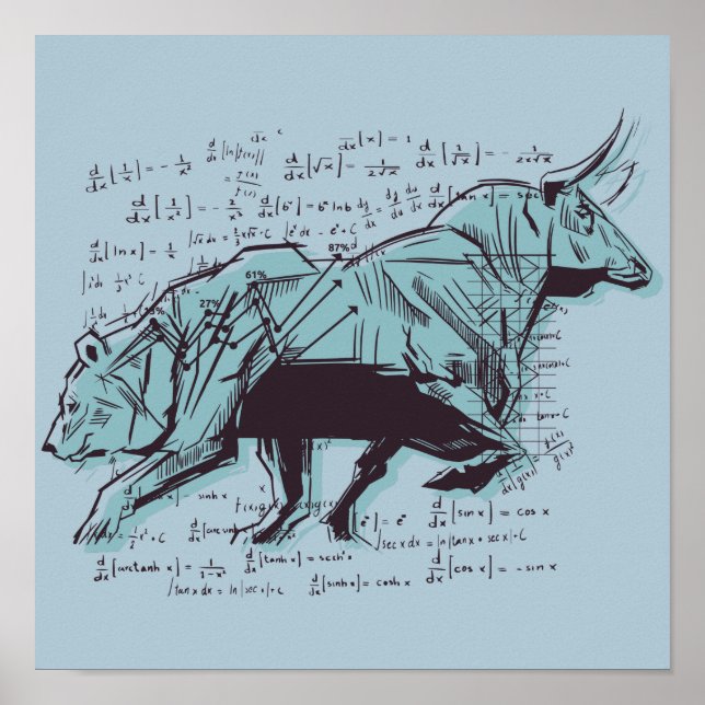 Affiche Stock Market Analysis Finance (Devant)