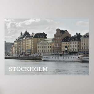 Affiche Stockholm Quay