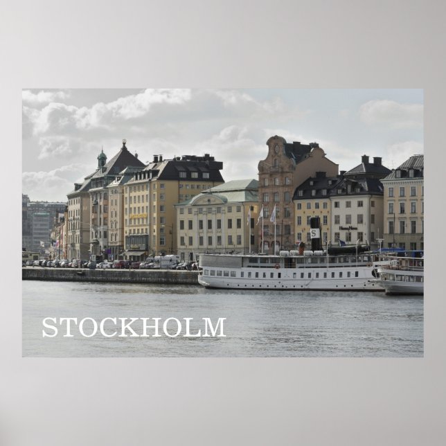 Affiche Stockholm Quay (Devant)