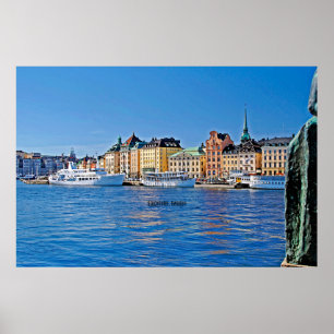 Affiche Stockholm, Suède