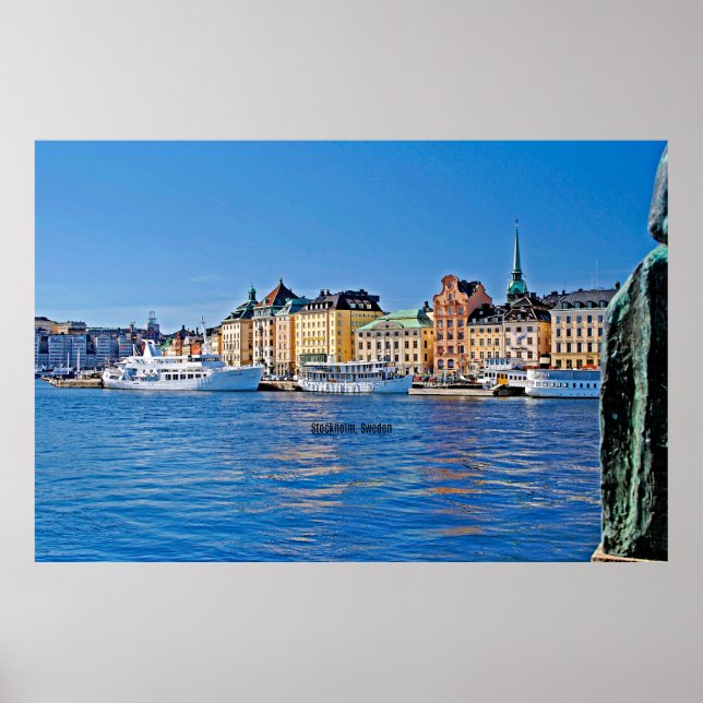 Affiche Stockholm, Suède (Devant)