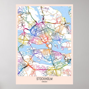 Affiche Stockholm Suède