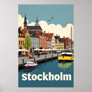 Affiche Stockholm Suède
