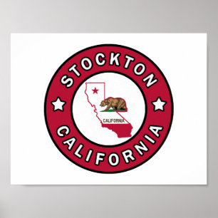 Affiche Stockton, Californie