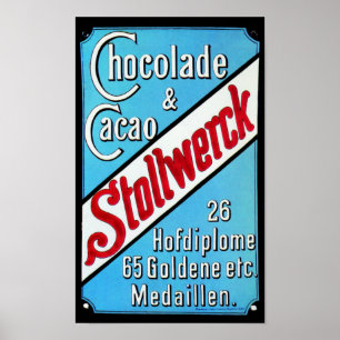 Affiche Stollwerck - Chocolat - Chocolat - Schockolade
