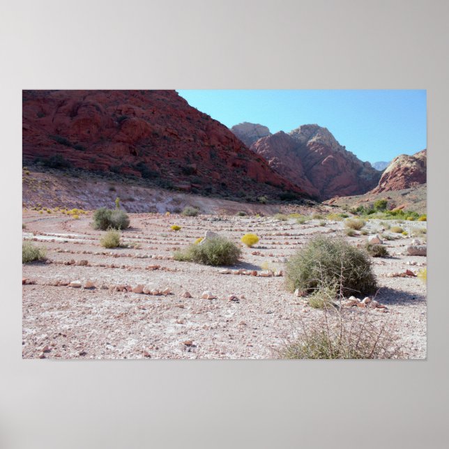Affiche Stone Circle Red Rock Canyon (Devant)
