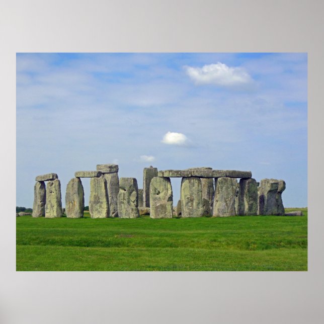 Affiche Stonehenge, Angleterre (Devant)