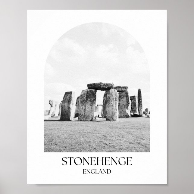 Affiche Stonehenge Angleterre Arch Photo Imprimer (Devant)