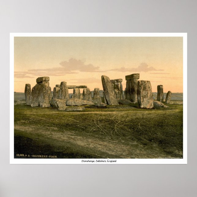 Affiche Stonehenge, Salisbury, Angleterre (Devant)