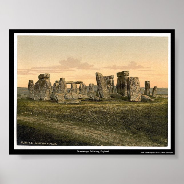 Affiche Stonehenge, Salisbury, Angleterre (Devant)