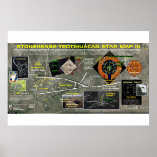 Affiche Stonehenge - Taurus Star Map 3