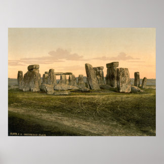 Affiche Stonehenge, Wiltshire, Angleterre