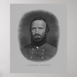 Affiche Stonewall Général Jackson