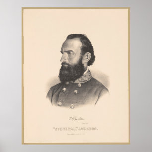 Affiche Stonewall Jackson