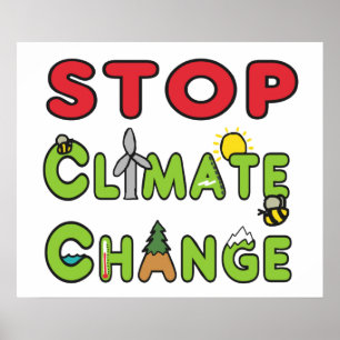 Affiche Stop Climate Change