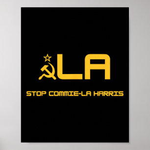Affiche Stop Commie-la-Harris Stop Commie-la-Harris Kamala