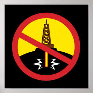 Affiche Stop Fracking