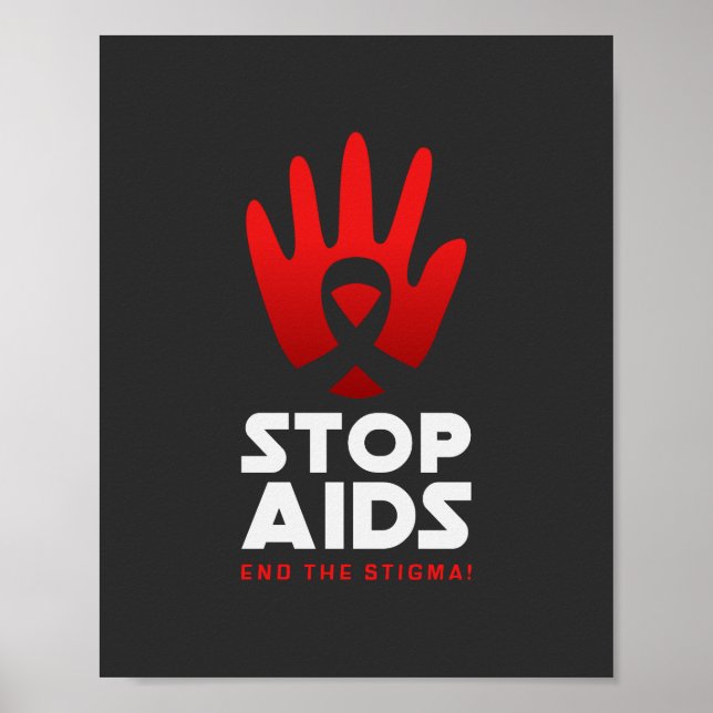 Affiche Stop Sida (Devant)
