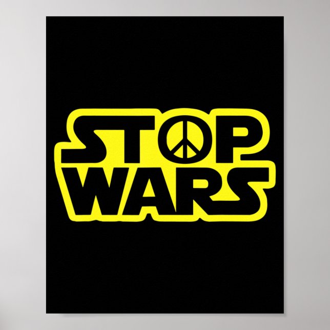 Affiche Stop Wars In Ukraine  Ukraine Support  (Devant)