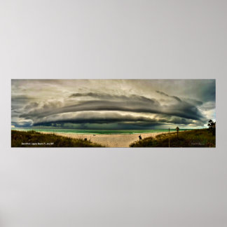 Affiche Storm front, Laguna Beach, FL juillet 2019