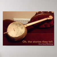 Story Gourd Poster- Basse-Roost sur chesterfield