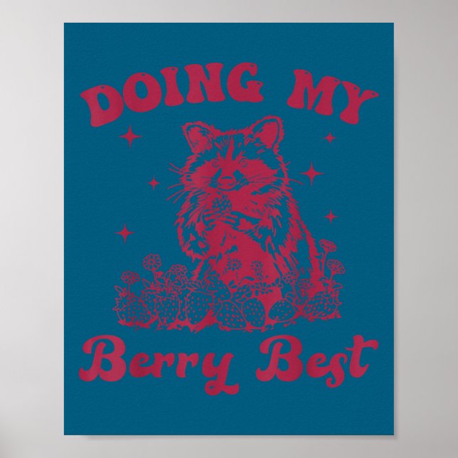 Affiche Strawberry Motivation Cute Berry Lover  (Devant)