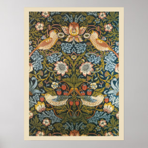 Affiche Strawberry Thieves by William Morris, Vintage Art