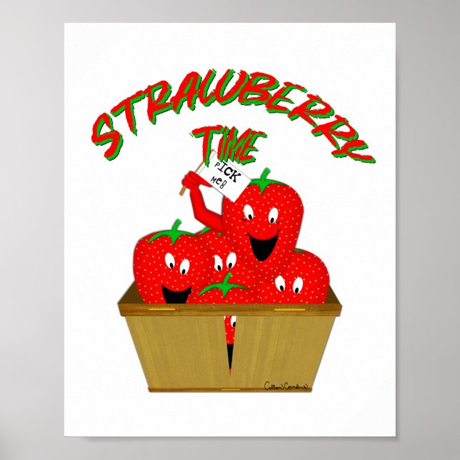 Affiche Strawberry Time ! (Devant)
