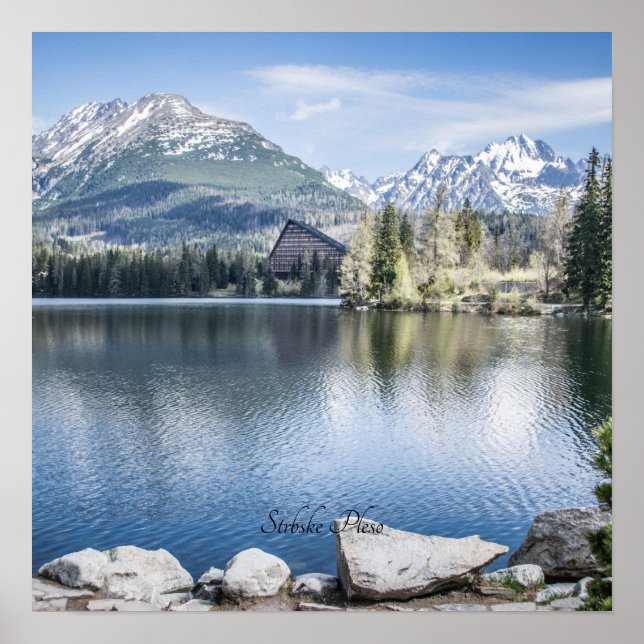 Affiche Strbske Pleso, Hautes Tatras, Slovaquie, (Devant)