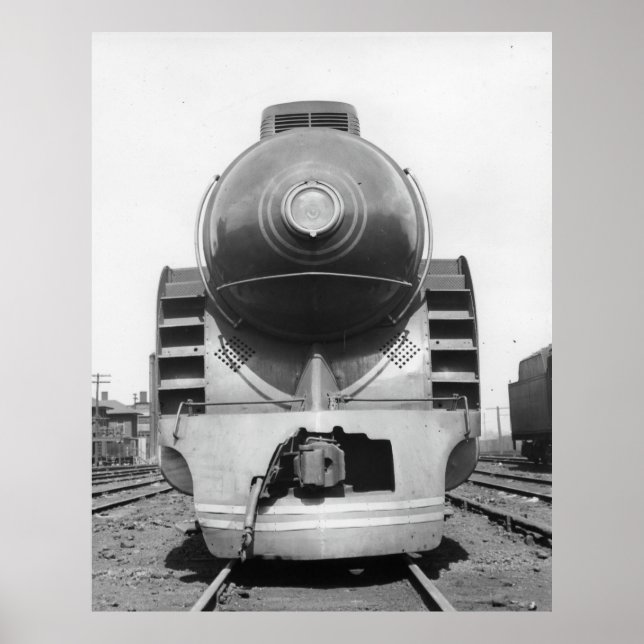 Affiche Streamliner à Washington, D.C. (Devant)