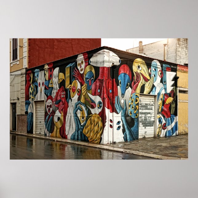 Affiche Street Art (Devant)