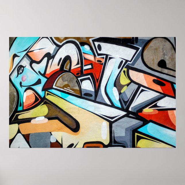 Affiche Street Art / Graffiti photo (Devant)