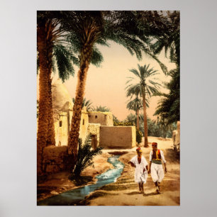 Affiche Street in the old town Biskra Algeria