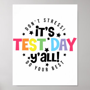 Affiche Stress Faites De Votre Mieux Vous Avez Obtenu Ce J