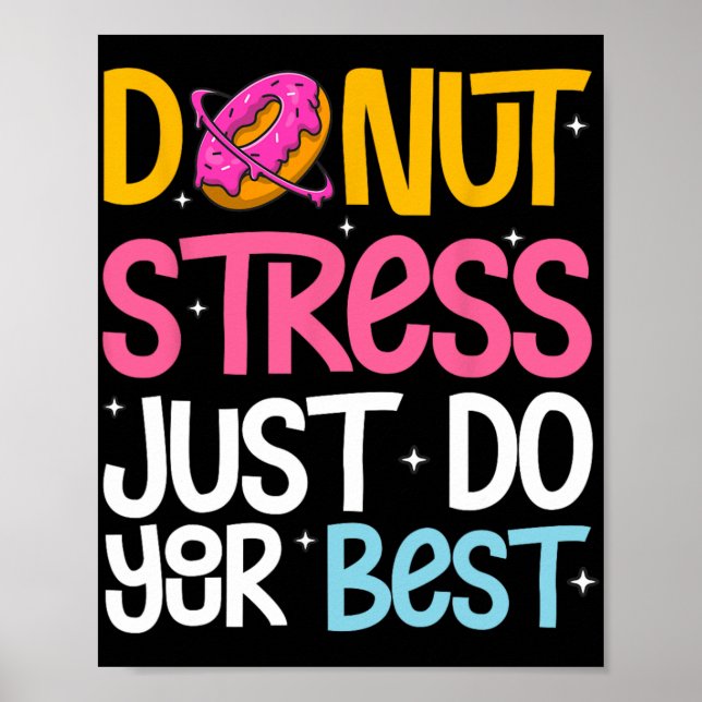 Affiche Stress Faites juste votre meilleur rock Le jour de (Devant)