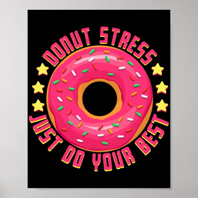 Affiche Stress Faites simplement votre meilleur enseignant (Devant)