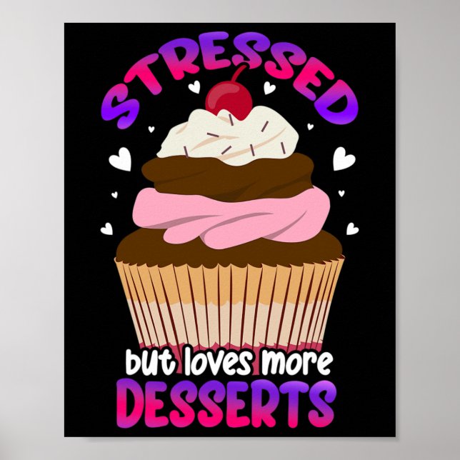 Affiche Stress Mais aime plus Desserts Stress Sensibilisat (Devant)