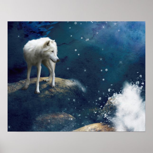 AFFICHE STRIDER LOUP ARCTIC (Devant)
