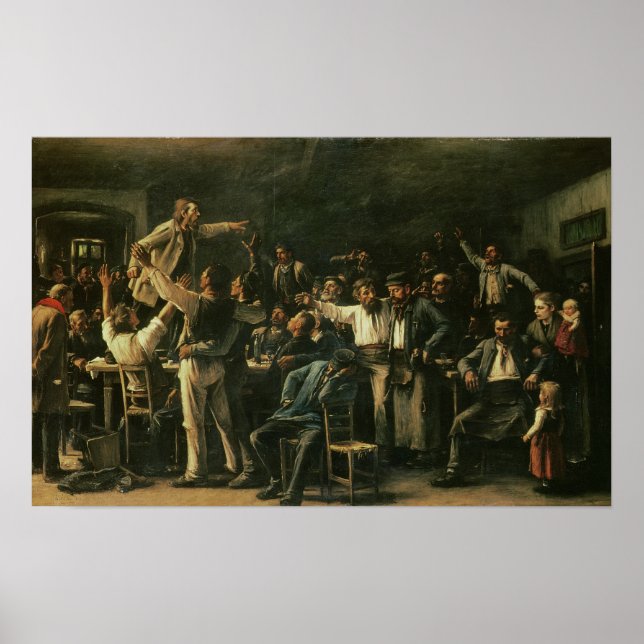 Affiche Strike, 1895 (Devant)