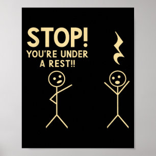 Affiche Strikeachorlothing Co. Stop Vous êtes en état d'ar