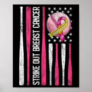 Affiche Striout Breast Cancer Softll Combattre Me Sensibil